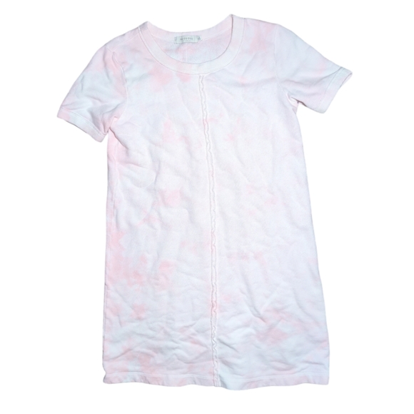 MODODOC PINK & WHITE TIE DYE DRESS SIZE SMALL - Picture 2 of 6